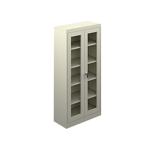 Acrylic door steel cabinet 34 x 15 x 71"