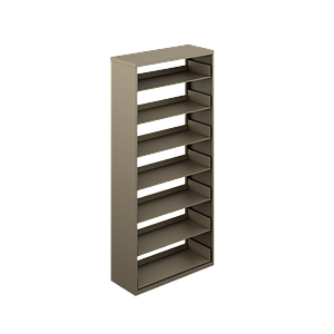 Steel open shelf 39.5 x 15.5 x 86.5"