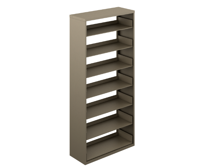 Steel open shelf 39.5 x 15.5 x 86.5&quot;