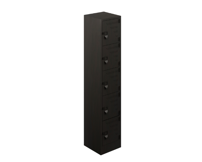 5-door 3B locker 24 gauge 14 x 14.5 x 72&quot;