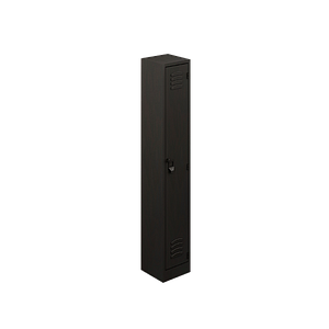 1-door practical locker 25 gauge 12 x 12 x 72"