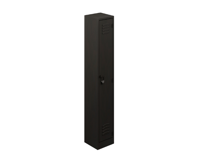 1-door practical locker 25 gauge 12 x 12 x 72&quot;