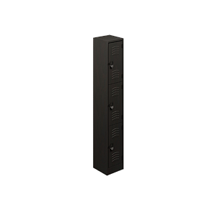 3-door practical locker 25 gauge 12 x 12 x 72"