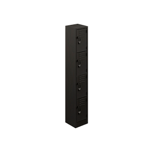 4-door practical locker 25 gauge 12 x 12 x 72"