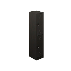 2-door standard locker 24 gauge top & back, 22 gauge body & doors 15 x 17.5 x 72"