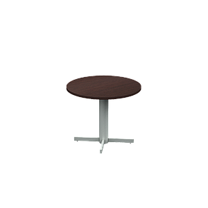 Mesa Break Redonda Base Cruz 90 x 90 x 105 cm AP