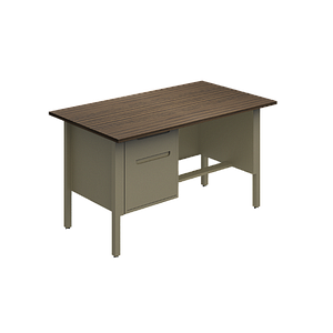 Single pedestal desk 48 x 30 x 30" Nova