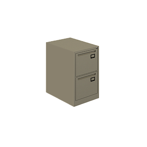 2-Drawer Steel file cabinet 18 x 25 x 29" 22 gauge Nova