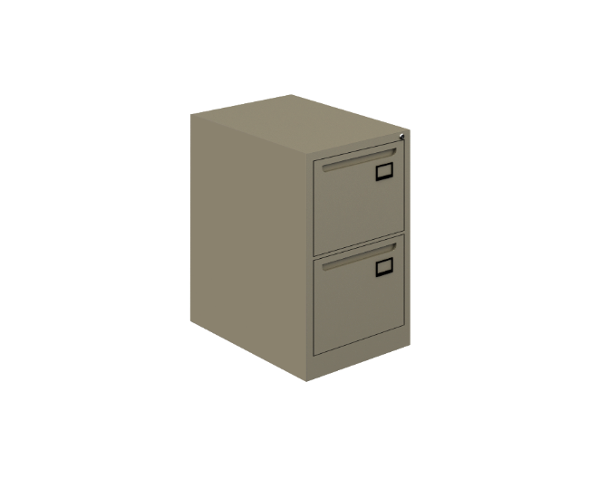 2-Drawer Steel file cabinet 18 x 25 x 29&quot; 22 gauge Nova