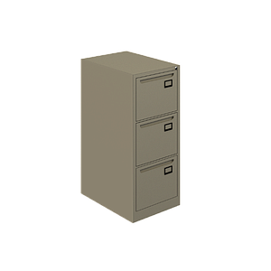 3-Drawer Steel file cabinet 18 x 25 x 41" 22 gauge Nova