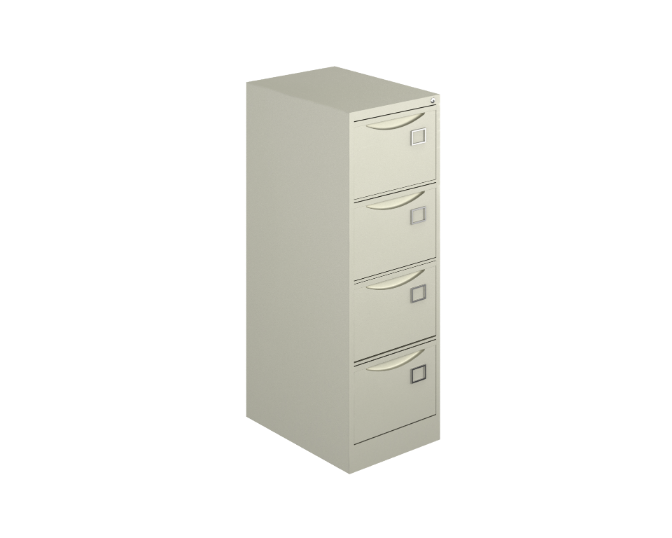 4-Drawer steel cabinet 18 x 26 x 53&quot; 22 gauge Concord