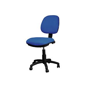 Desk chair armless 5 star nylon base w/casters, height adjustable
