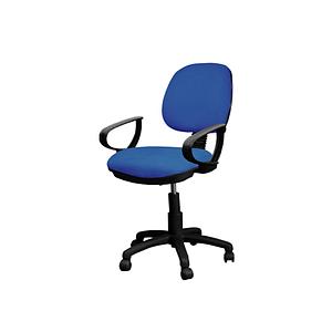 Silla Operativa c/Brazos Polipro Mec. Doble Base Plastica Comfort