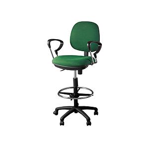 Task chair chrome arms 5 star nylon base w/casters