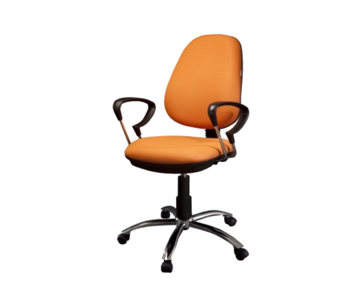 Silla Analista c/Brazos Cromo Ba/Cromo Comfort