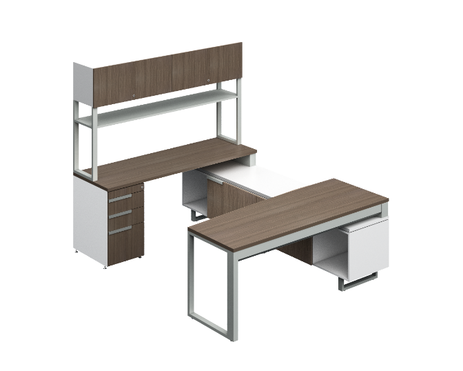 U-group with hutch 71 x 96 x 71&quot; G Connect