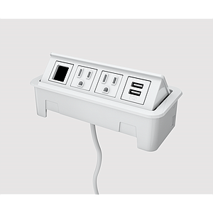 Multicontacto Nacre 2 Tomas/1 USB A+C/1 Vacio 305 cm