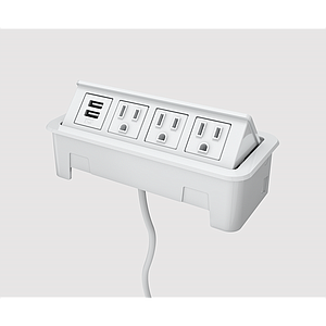 Multicontacto Nacre 3 Tomas/1 USB A+C 305 cm