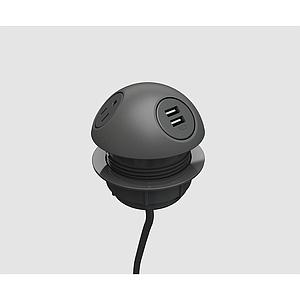 Hemisphere 2 power, 1 USB A+C 120" cord