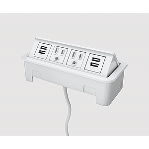 Nacre 2 power, 2 USB A+C 72" cord
