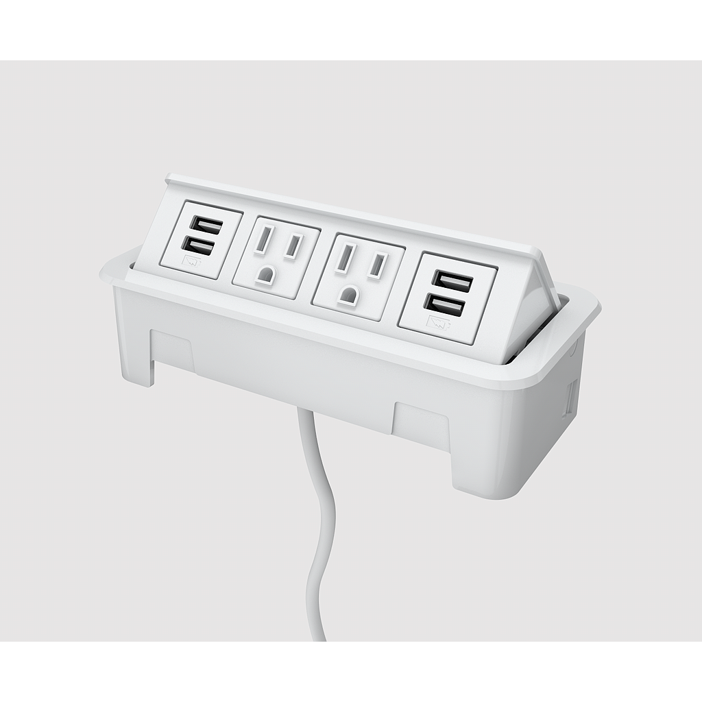 Nacre 2 power, 2 USB A+C 72&quot; cord