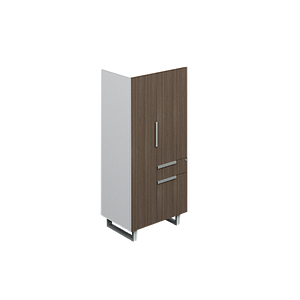 Open side cabinet 30 x 20.5 x 65" G Connect