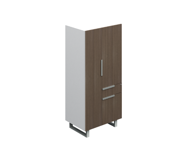 Open side cabinet 30 x 20.5 x 65&quot; G Connect