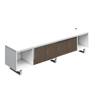 Credenza 2 Puertas Corredizas Centrales 240 x 52 x 60 cm G Connect BP