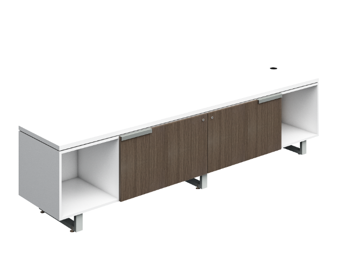 Credenza 2 Gavetas Centrales 240 x 52 x 60 cm G Connect CN