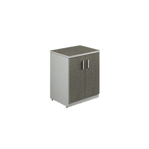 2-Door cabinet 1 shelf 24 x 19 x 29" Kenza