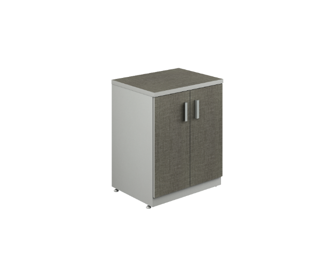 2-Door cabinet 1 shelf 24 x 19 x 29&quot; Kenza