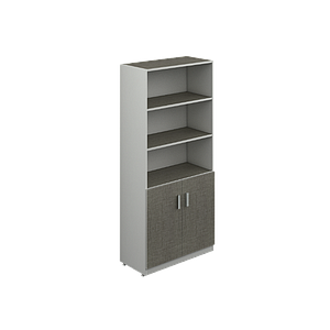 Librero Alto Puertas Inferiores 80 x 40 x 180 cm Kenza