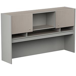 2-Door credenza hutch 65 x 14.5 x 41" Kenza