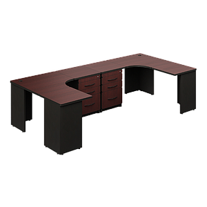 2 User station 118 x 60 x 30" Spazio