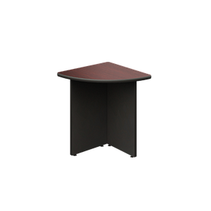 Corner table 1/4 round 23 x 23 x 29.5" Spazio