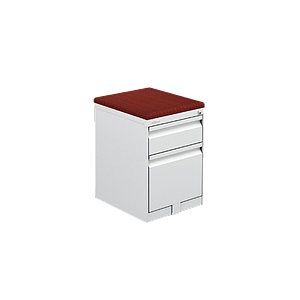 Steel mobile ped w/cushion 15.5 x 18 x 24" Urban