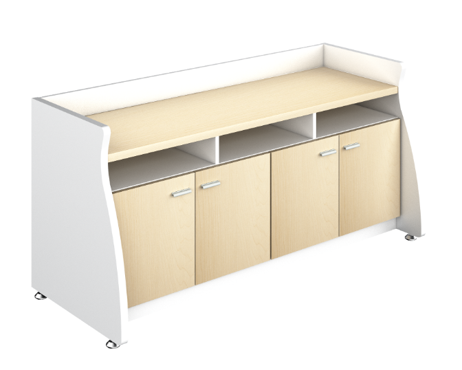 Credenza with 4 doors 60 x 24 x 30&quot; Urban