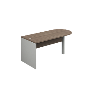 Peninsula desk 60 x 30 x 30", 4" leg Prime