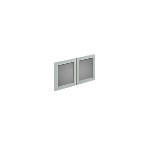 2 Doors kit for overhead 10 x 15" Prime Acrylic