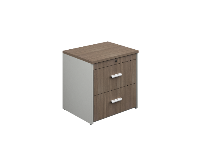 Archivero Hor. 2 Gavetas 75 x 60 x 75 cm Prime