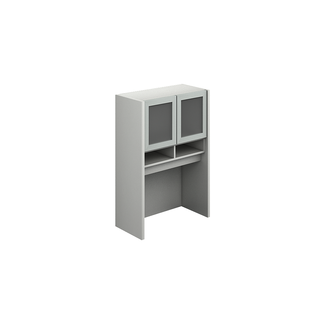 Librero s/Archivero Hor. Puertas Acrilico Superiores 73 x 35 x 105 cm Prime