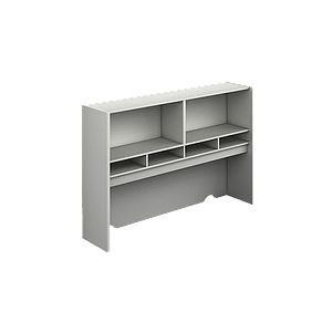 Librero s/Credenza Abierto con Papelera 178 x 35 x 105 cm Prime