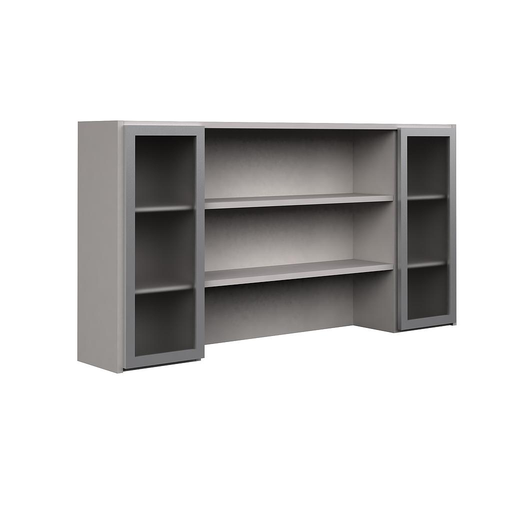 Librero s/Credenza c/Entrepaños y 2 Puertas Acrilico 208 x 35 x 105 Prime