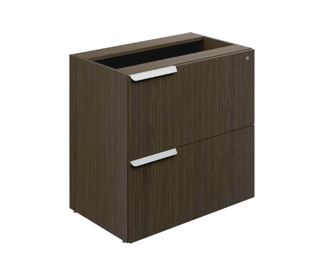 Mountable 2-drawer lateral file 30 x 19 x 28&quot; Bento