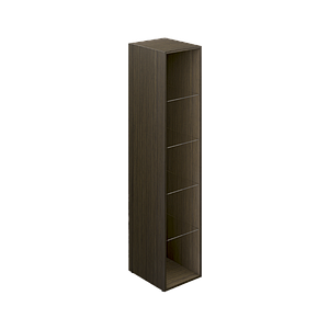 Column with 5 glass shelves 15 x 14 x 85" Bento