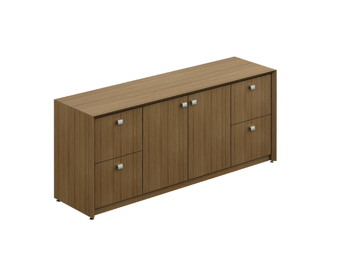 2-Door (veneer) credenza 71 x 19.5 x 30&quot; Contempo