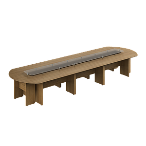 Mesa de Juntas Configurable 480 x 150 x 75 cm Contempo