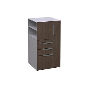 Open Side Wardrobe/Storage Cabinet 24 x 24 x 45" Left LPL