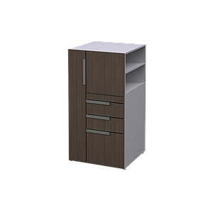 Open Side Wardrobe/Storage Cabinet 24 x 24 x 45" Right LPL