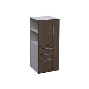 Open Side Wardrobe/Storage Cabinet 24 x 24 x 55" Left LPL